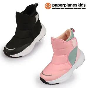 [페이퍼플레인키즈]아동 패딩 부츠 기모 키즈 겨울 신발 털 슈즈 어린이