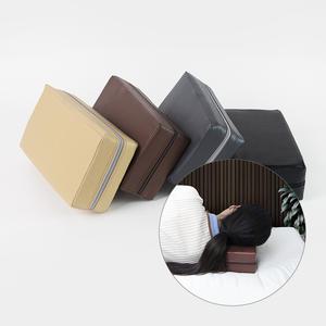 단단한 레자 베개 찜질방 병의원 한의원 피부관리실 사우나 업소 PU 고급 가죽