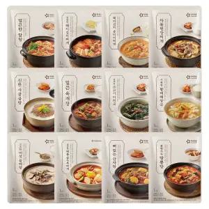 아워홈 국 찌개 탕 모음전/곰탕 육개장 미역국 차돌 콩비지 알탕 해장국 순대국 부대 김치 짬뽕탕 감자탕