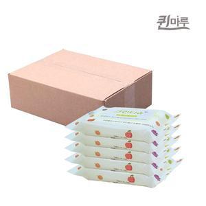 [퀸마루] 휴대용 비데물티슈 20매 50개 잘풀리는 티슈