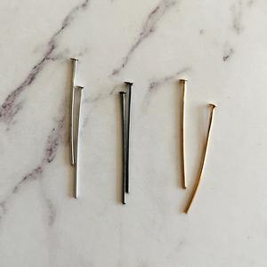 T자핀(낱개)/T핀 티핀 비즈재료 플랫헤드 비즈공예 연결 만들기재료 부자재 고정핀