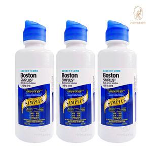 보스톤 심플러스 120ml X 3 드림 하드 렌즈 세척액 클리너 보존액 다목적용액 RGP