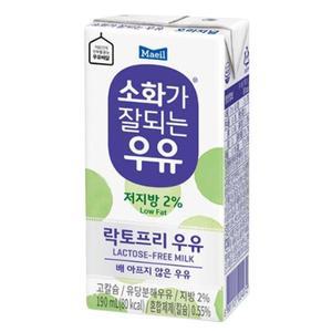 소화가 잘되는 저지방 우유 190ml 24개