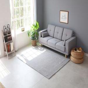 가람카페트 물세탁 가능 사계절 샤기 거실 침실 사각형 먼지없는 러그 세가지 색상 샤기