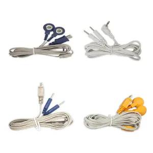 저주파 자극기 선 똑딱이 케이블 A형 B형 C형 D형 연결선 타입 D