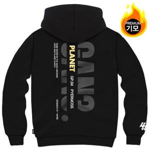 간쓰리 스페이스구퍼 국내생산 기모 후드티