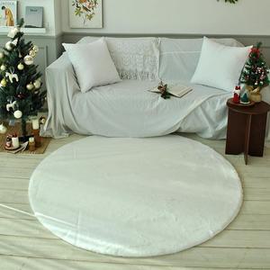 샤인러그 밍크감촉 극세사 원형카페트 100R