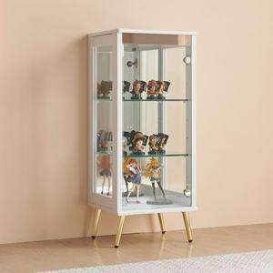 [모던탑21]골드-프리미엄 400-3단 유리 장식장 거실 수납 진열장