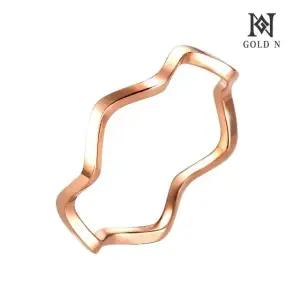 [골드앤] 18K 물결웨이브 반지