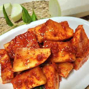 맛있는 전라도전통 아삭한 무김치 석박지 1kg