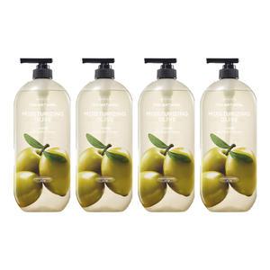 온더바디 NEW더내추럴 바디워시, 900g, 올리브향, 4개