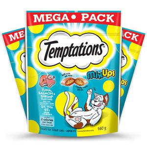 대용량 템테이션 참치, 연어와 새우 160g x3개