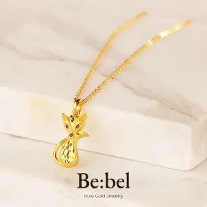 순금목걸이 7.5g 24k 여자 디자인 여우 비벨 두돈 2돈