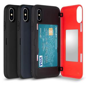 아트박스/키스맥 마그네틱 카드수납 미러케이스(아이폰13미니)