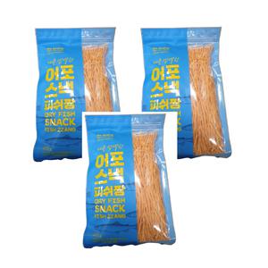 NoBrand 어포스낵 피쉬짱 200g x 3개 매콤짭짤 건어물간식
