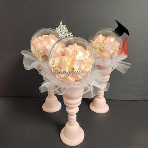 핑크 트로피 꽃다발