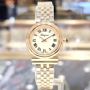 [대구백화점] [페라가모]간치니 로즈골드 콤비 여성 손목시계(SFMV00422(여))