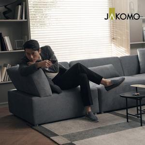 [자코모][~22%쿠폰할인+8%카드할인]디올리 모듈 4인 젠위브 패브릭 소파+쿠션3개