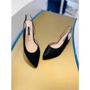 [갤러리아] 세라 여성 소가죽 펌프스 슬링백 샌들 S20G001 검정 3CM