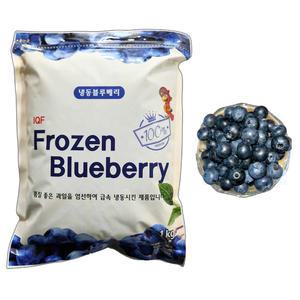 지안 냉동 블루베리 1박스(1kgx10봉) 미국산 세척된 냉동과일