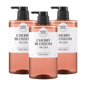해피바스 오리지널 컬렉션 체리블러썸 바디워시 910G 3개/바디클렌저
