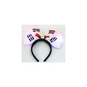 LED 태극기머리띠 불빛 파티용품 축구응원용품 월드컵