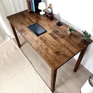 고무나무 수제 원목책상 컴퓨터 서재 책상 사이즈 변경 제작