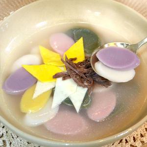 우리쌀 옛날 오색 떡국떡 1kg