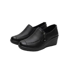 피카소 발편한 중년 여성용 키높이 자크 컴포트화