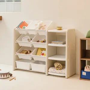 [루나스토리] 루루 장난감정리함 책장형 아기책장 장난감수납장 (색상선택)
