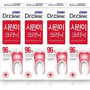 2080 치약 닥터크리닉 시린이치약 140g 8개