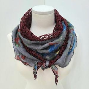 [신세계몰][애슬릿] 엄마 할머니 가을 패턴 망 빅 롱 스카프