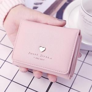 델리 가죽 반지갑(핑크) / 여성용반지갑