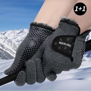 [지맥스]1+1 겨울 방한 남성 여성 핸즐 등산 스키 보드 자전거 바이크 작업용 연습용 골프 장갑 세트