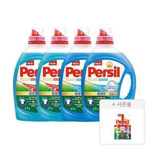 퍼실 엑스퍼트 삶음파워 2.7L, 2개 + 실내건조 2.7L, 2개 + 증정(파워젤 라벤더듀얼 300mL 파우치, 1개)