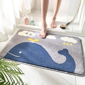 [신세계몰]극세사 돌고래 발매트 주방 욕실 인테리어 화장실 매트