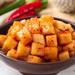 [HACCP 인증] 당일제조 국내산 전라도식 석박지 깍두기 2kg 5kg/DI