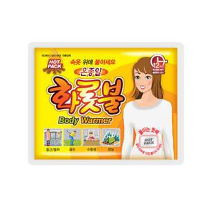 온종일화롯불 파스형 붙이는 핫팩 40g 50매