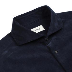 [레노마/밴브루일반핏] BNFSG1-001NY 스트레치 코듀로이 직선와이드 카라셔츠 [주머니없음]