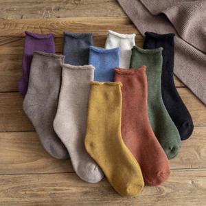 흘러내리지않는 양모 양말 돌돌이 조리원 모 수입 여자 겨울 도톰 기모 스타킹 중학생 짱짱한 10종 세트