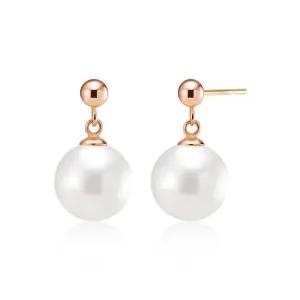 14K 골든볼 스윙 진주 귀걸이 한쌍 WIE39521