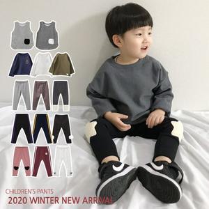 아동 기모바지 배기 누빔 퍼레깅스 스판 겨울 유아 주니어 조거 팬츠 글로벌와이