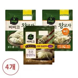 [CJ]비비고 왕교자 1.05kg X 2봉 + 한섬만두 384g X 2봉