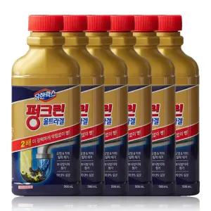 유한락스 펑크린 울트라겔 500ml x 6개