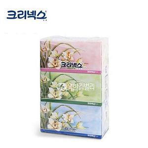 크리넥스 각 티슈 휴지 화장지 미용 티슈 280매X3개