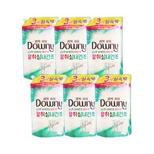 다우니 세탁세제 탈취실내건조 리필 1.4L x6개
