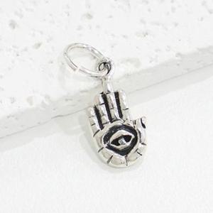 [주식회사 브이와이_남성][VY] 남자 건강 함사 행운 불교 실버 목걸이 팬던트