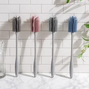 [HAEGANG]국산 실리콘 병솔 세척솔 젖병 보온병 텀블러 솔 브러쉬 유리병 물병 청소솔 실리콘솔 주방솔