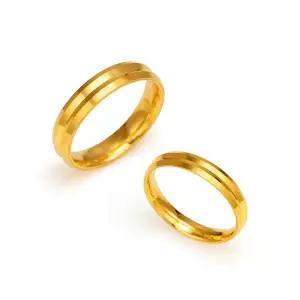 갤러리아 여자 남자 순금 반지 리얼컷팅 커플링 24K 11.25g