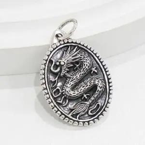 [하프클럽/ ]남자 은 실버925 드래곤 용 목걸이 여자 팬던트